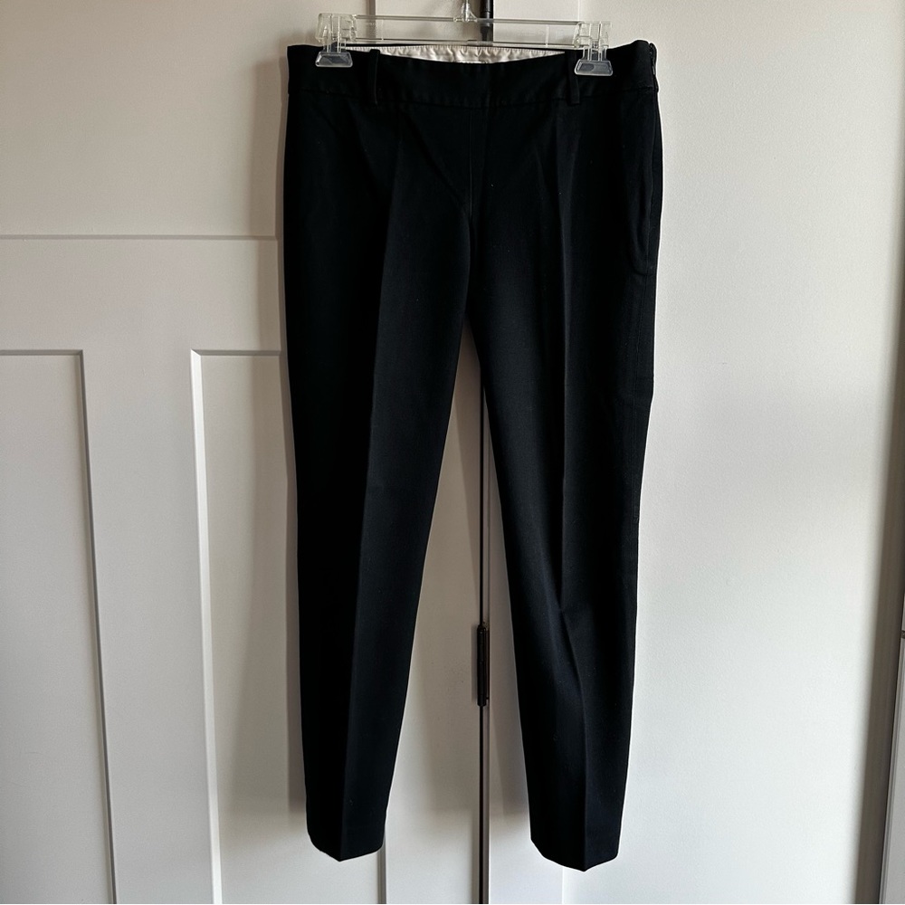 J. Crew Black Cityfit Skinny Pants Size 2 Side Zipper